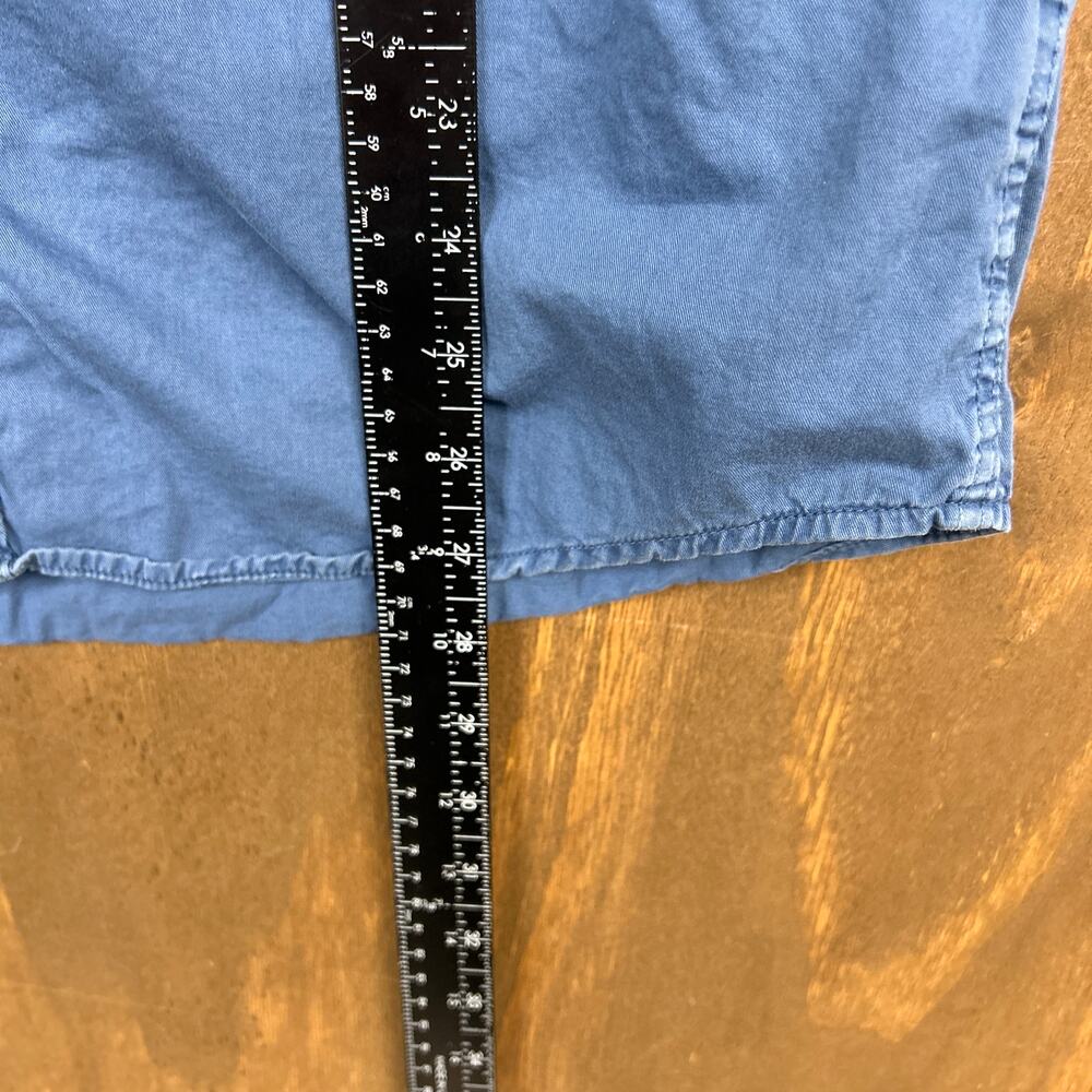 American Eagle Mens Shirt Blue Short Sleeve Collared Button Down 100% Cotton M - Picture 8 of 10